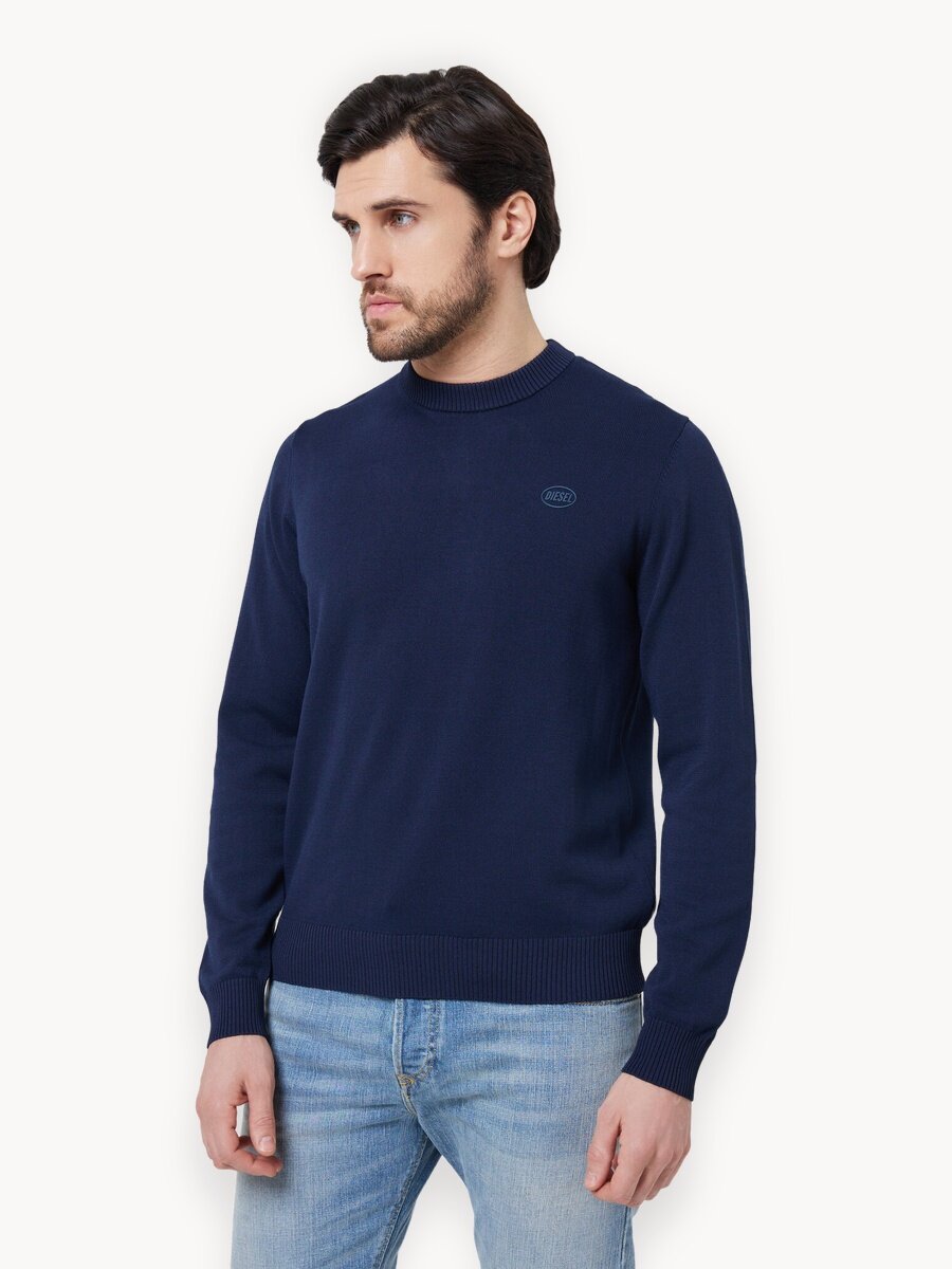 Джемпер DIESEL, размер XL, темно-синий