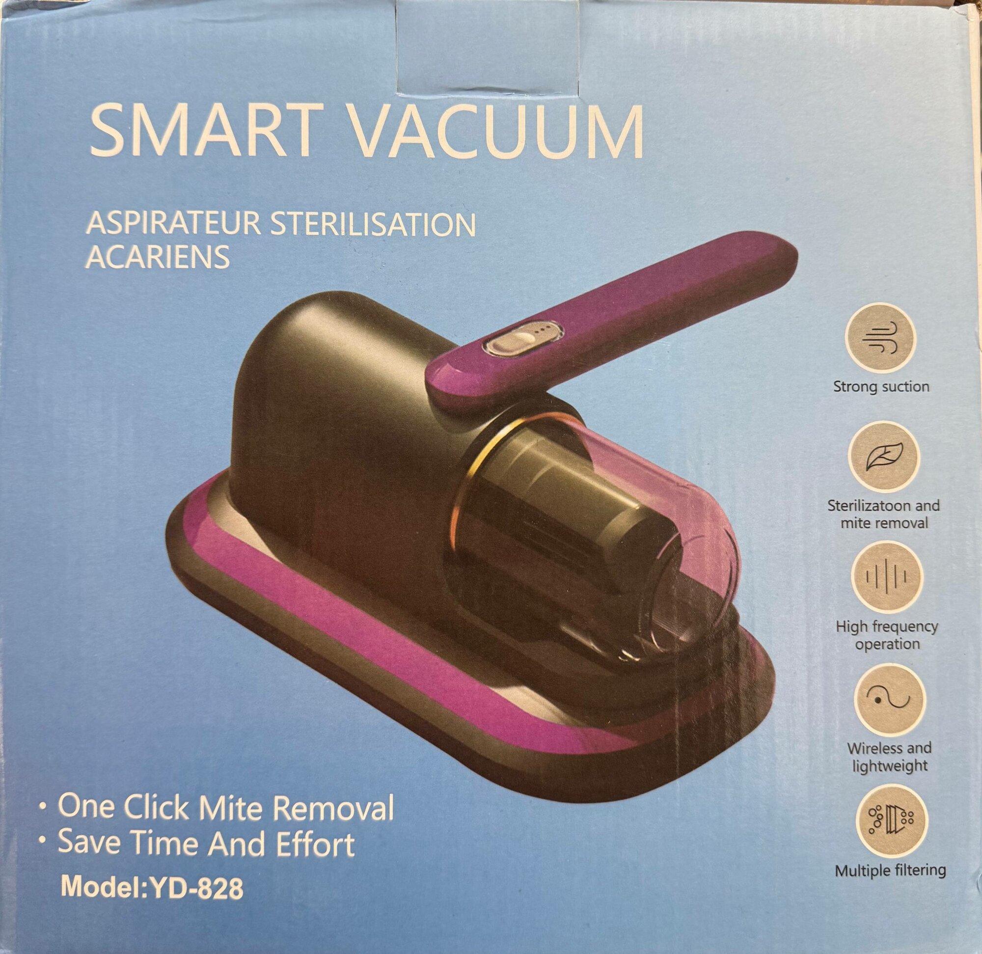 Пылесос SMART VACUM для мебели и постели, беспроводной, для быстрой уборки