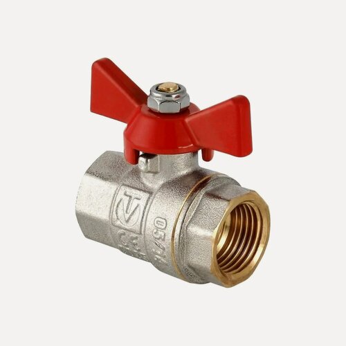 Изображение товара Шаровой кран Valtec Base рукоятка бабочка 3/4" внутренняя-внутренняя VT.217. N.05