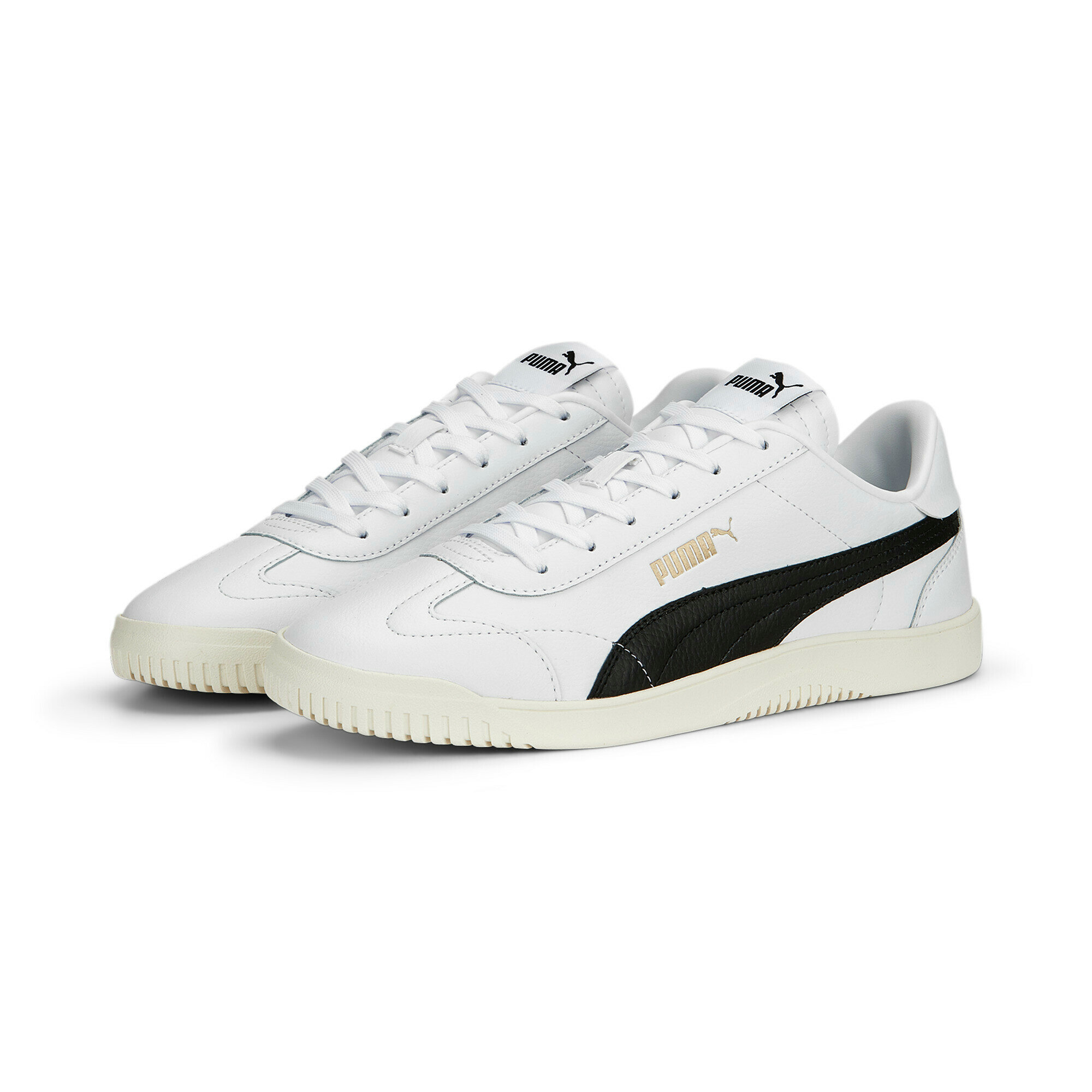 Кеды PUMA Club 5v5, размер 7,5 UK, белый/черный