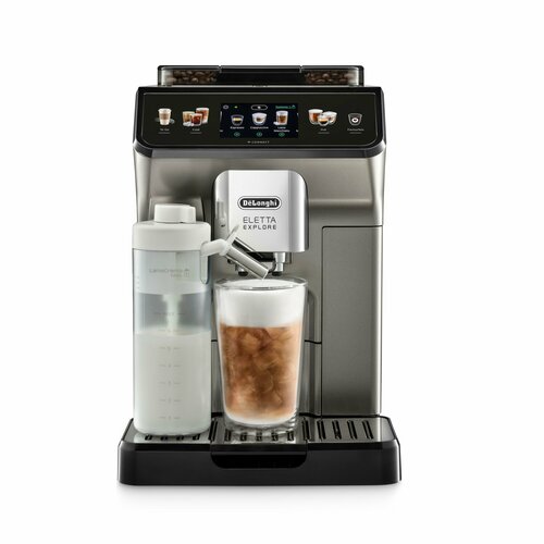 Автоматическая кофемашина DeLonghi Eletta Explore ECAM 450.86.T, титановый