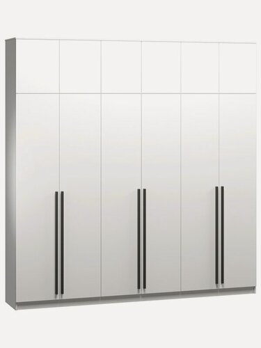 Изображение товара Шкаф распашной Лорена Пакс-6 с антресолью Белый для одежды шестидверный 250*310*50