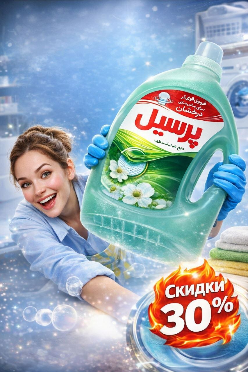 Гель для стирки, ароматизированный, для цветных и белых тканей 2,7 литра