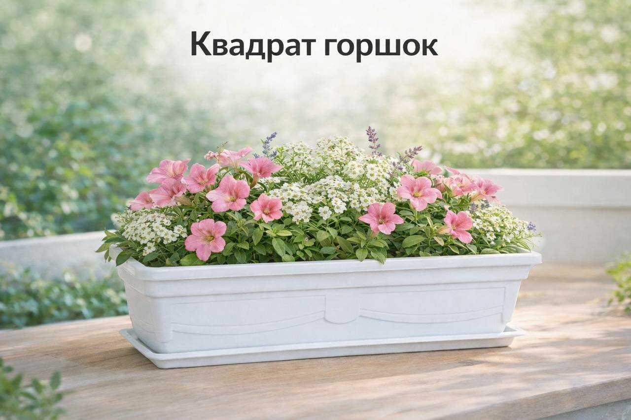 Декоративное пластиковое кашпо для дома, офиса и сада, круглой формы, стильное