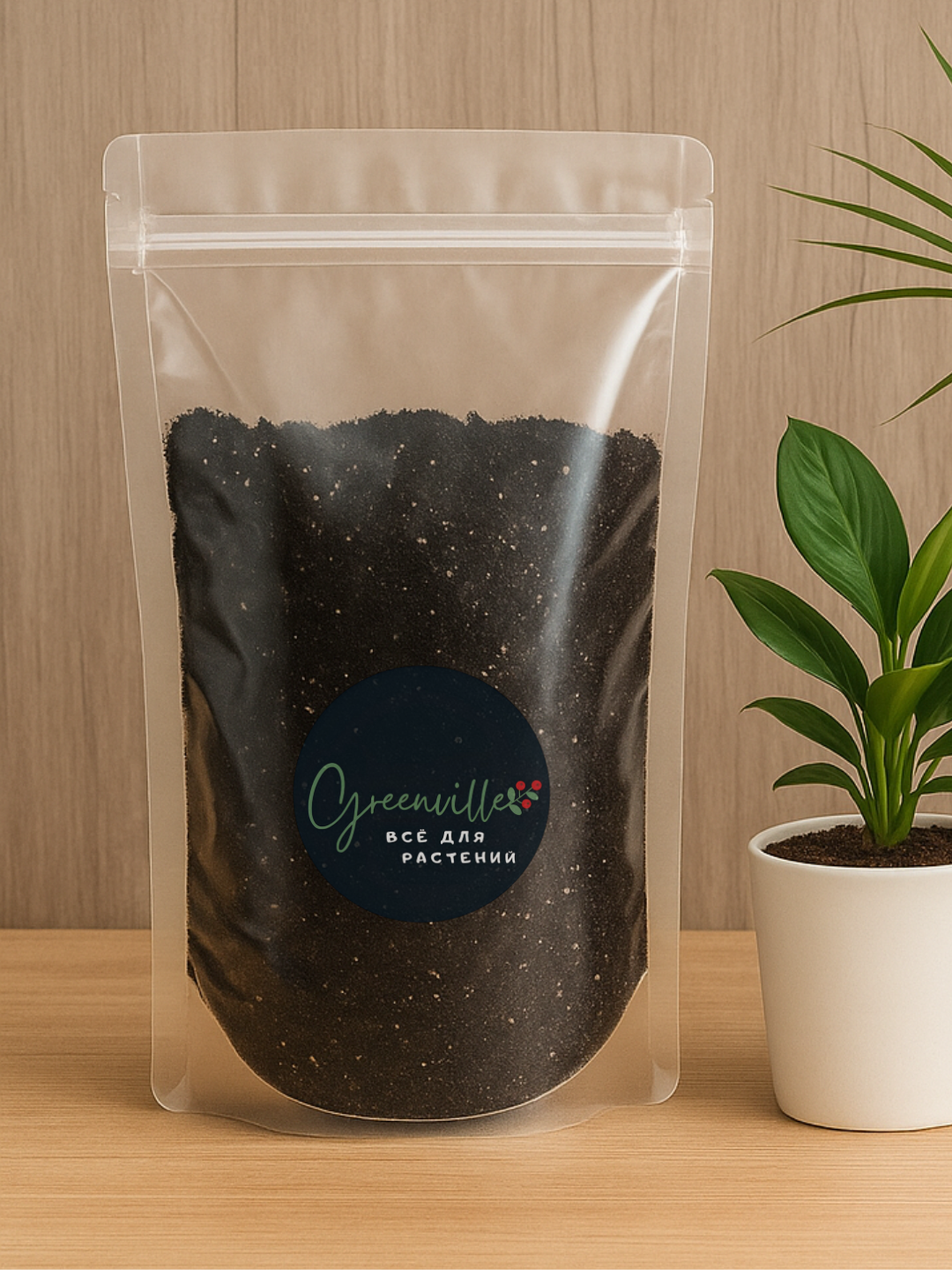 Питательный торфяной субстрат Peter Peat с перлитом и гидрогелем 2 литра — фото 1