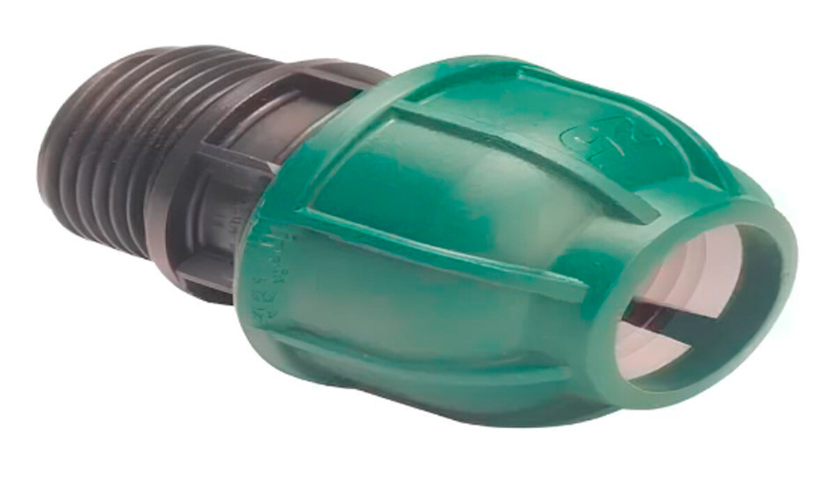 Соединение GF для шланга с резьбой 1" / Заглублённая ирригация