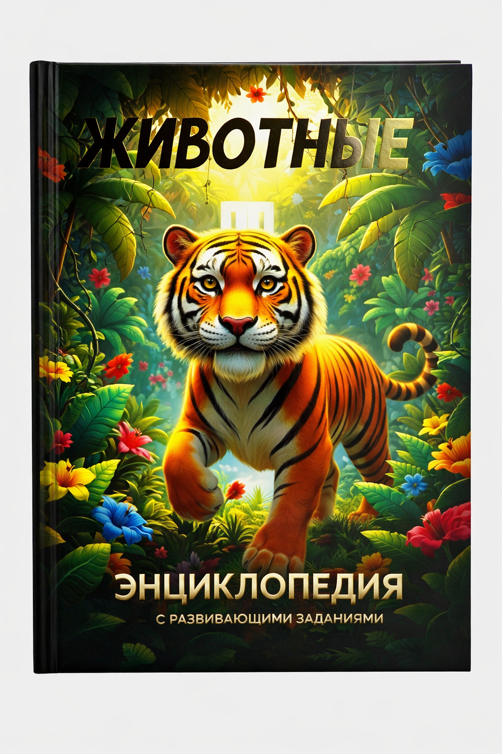 Животные Энциклопедия с развивающими заданиями — познавательная книга для детей