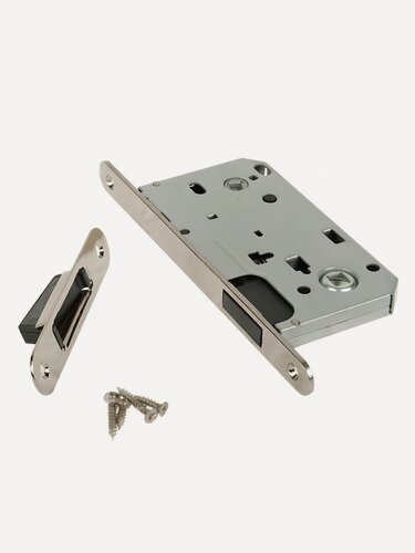 Изображение товара Защелка врезная, Apecs, 5300-M-WC-NIS, магнит, с фиксатором, без ручек, матовый никель