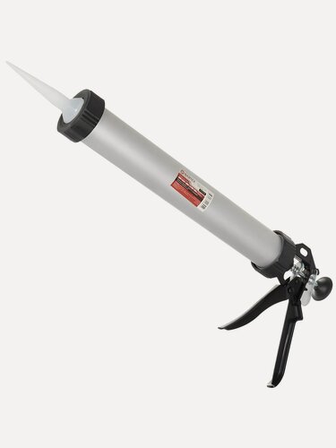 Изображение товара Пистолет для герметика Bartex Yl150048, 375 мл, закрытый, алюминиевый корпус, Китай