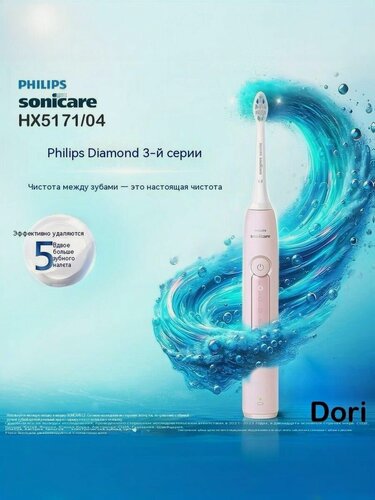 Изображение товара Электрическая зубная щетка HX5171/04 Pink