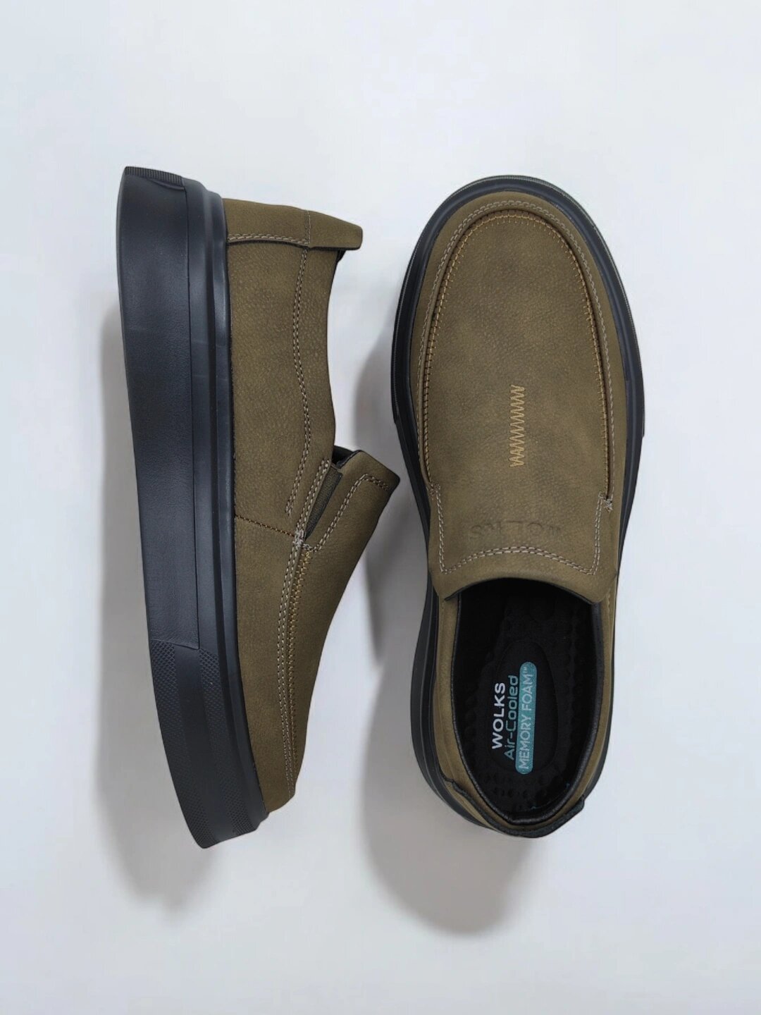 Erkaklar va ayollar uchun sliponlar, eko material, 39-43 / 41 Karamel