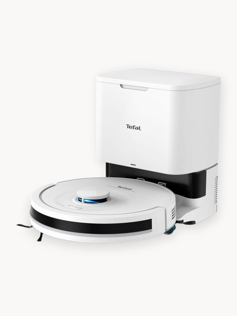 Робот-пылесос Tefal X-plorer Serie 90+ Animal & Allergy RG8797WH, c сухой и влажной уборкой, подключением по Wi-Fi, белый
