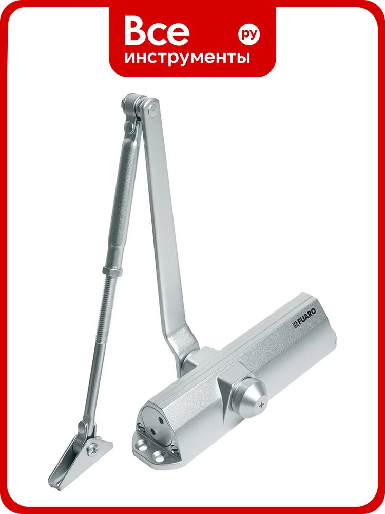 Доводчик дверной FUARO DC20-4/TS-68 ФОП AL до 85 кг (алюминий) 47795