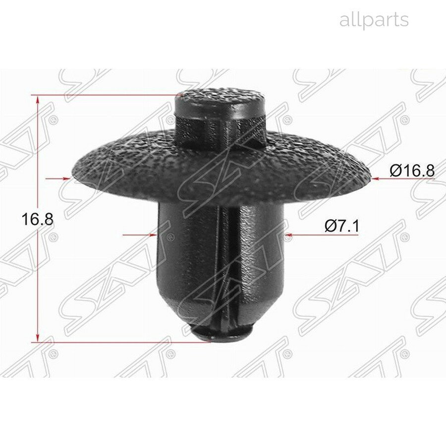 SAT ST-KJ-419 Клипса (фиксатор TOYOTA/LEXUS (Продажа по 10шт))