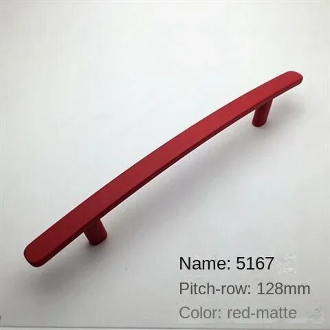 Ручка для шкафа Red-matte 128mm