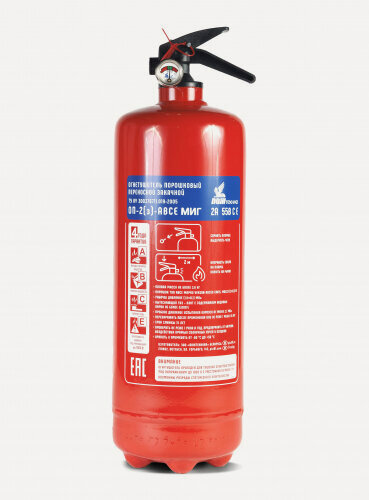 Изображение товара Огнетушитель Миг ОП-2(з)-АВСЕ (2А, 55В)