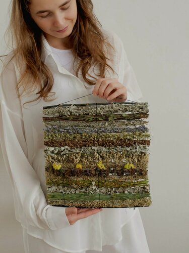 Изображение товара Панно из трав, 30 см, для бани, очень ароматное