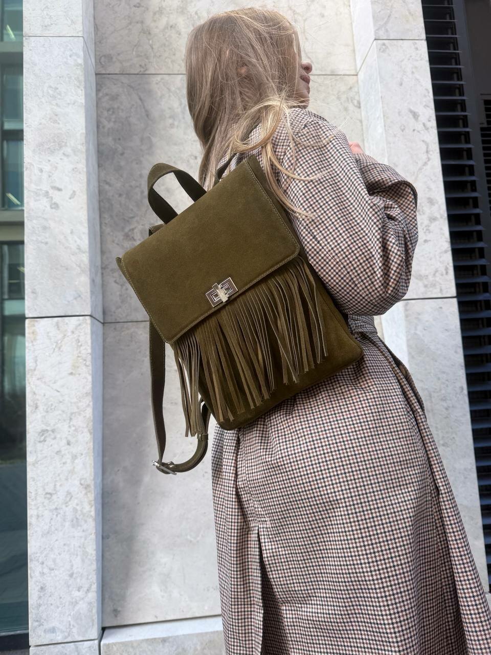 Рюкзак авоська Shapely Рюкзак с бахромой 