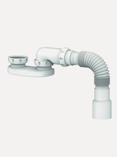 Изображение товара Сифон для душевого поддона, 40х40/50, полипропилен, Unicorn, G12