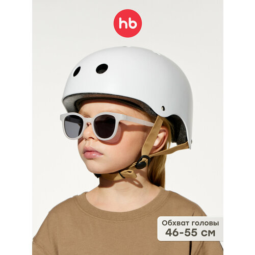 50018, Шлем детский регулируемый, Happy Baby DRIFTER, шлем защитный, белый