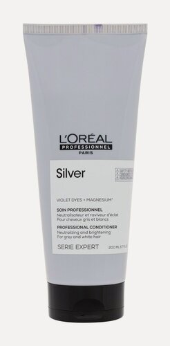 Изображение товара Кондиционер LOREAL PROFESSIONNEL для седых и обесцвеченных волос Silver, 200 мл