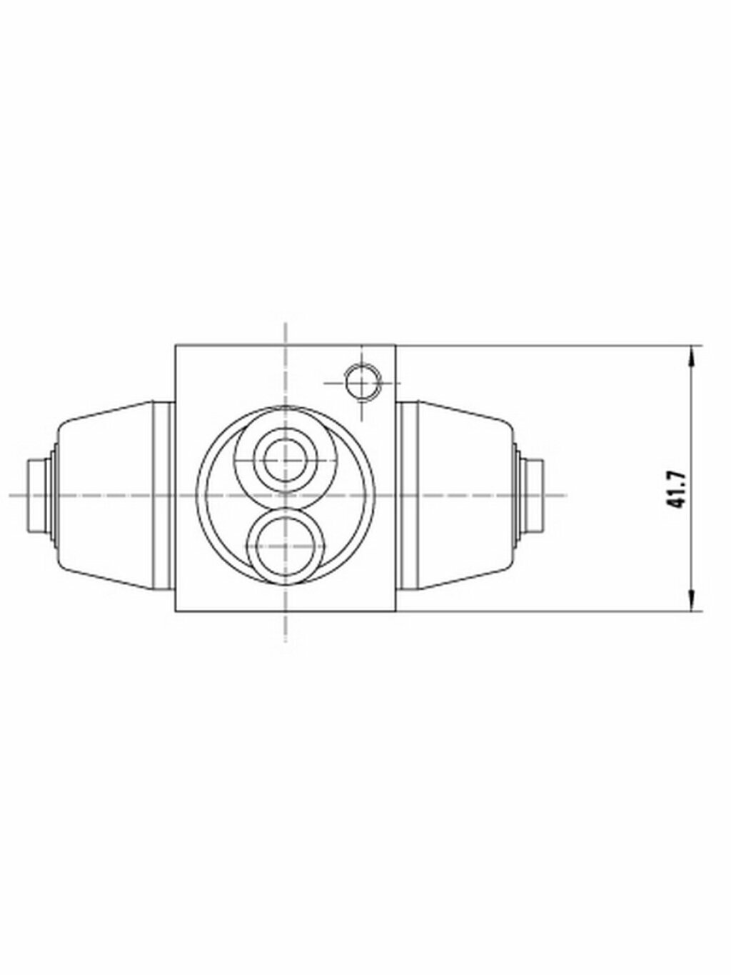 Цилиндр тормозной задний левый/правый d=19 мм TRIALLI CF 2230