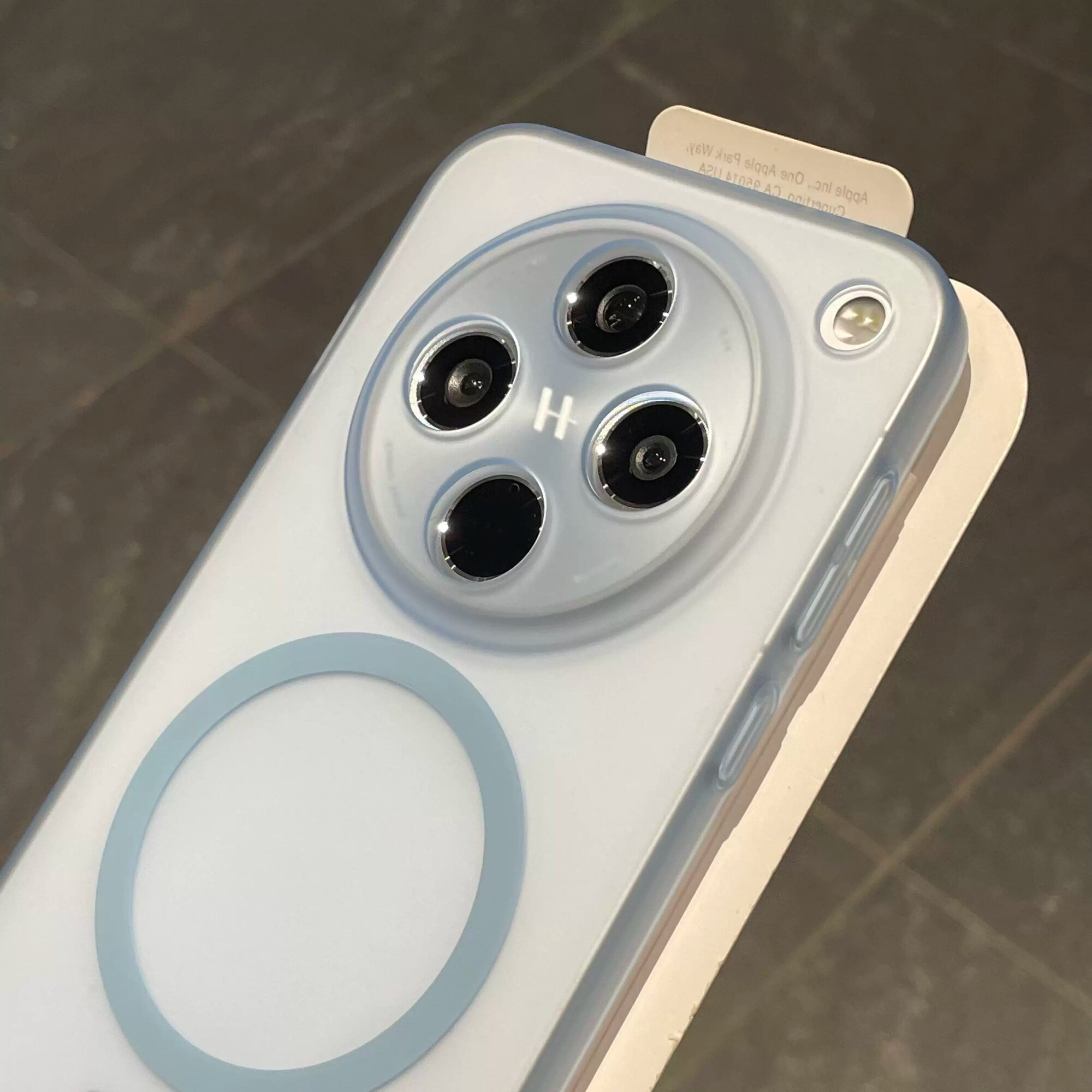 Vivo X100 SPro Ультратонкий Матовый Синий Ледяной Туман Совместимый с Magsafe Магнитный Чехол