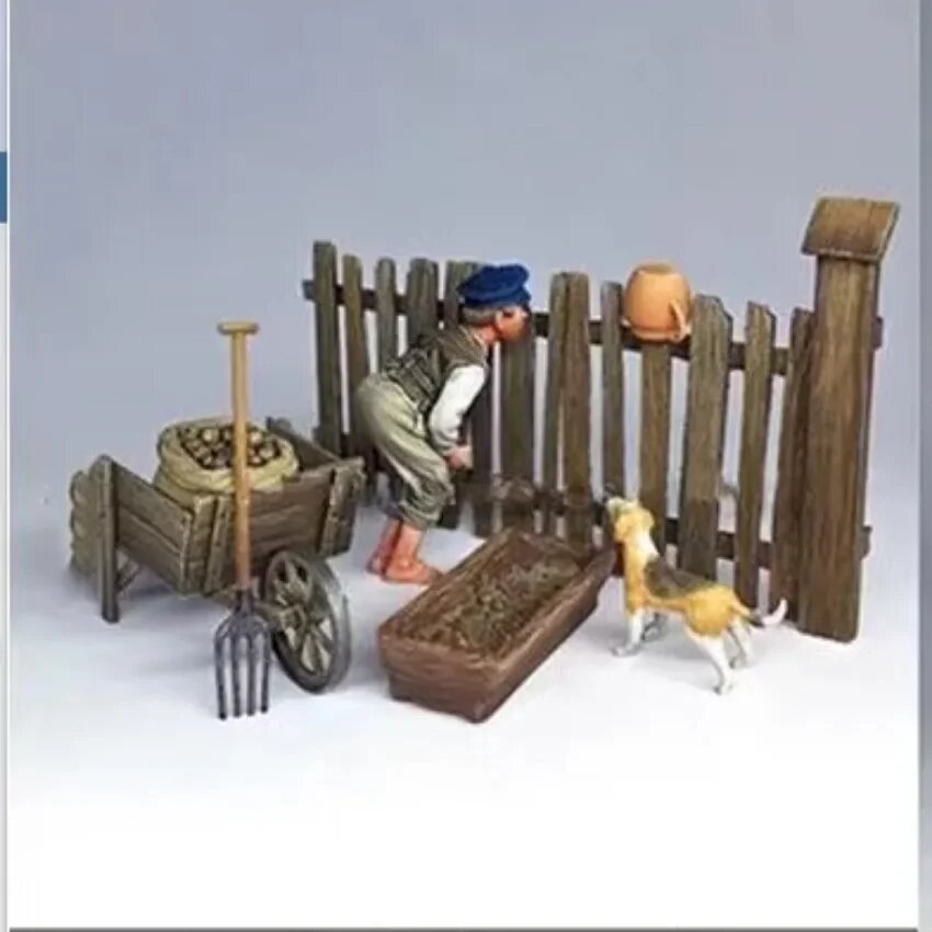 Модель мальчика из резины 1/35