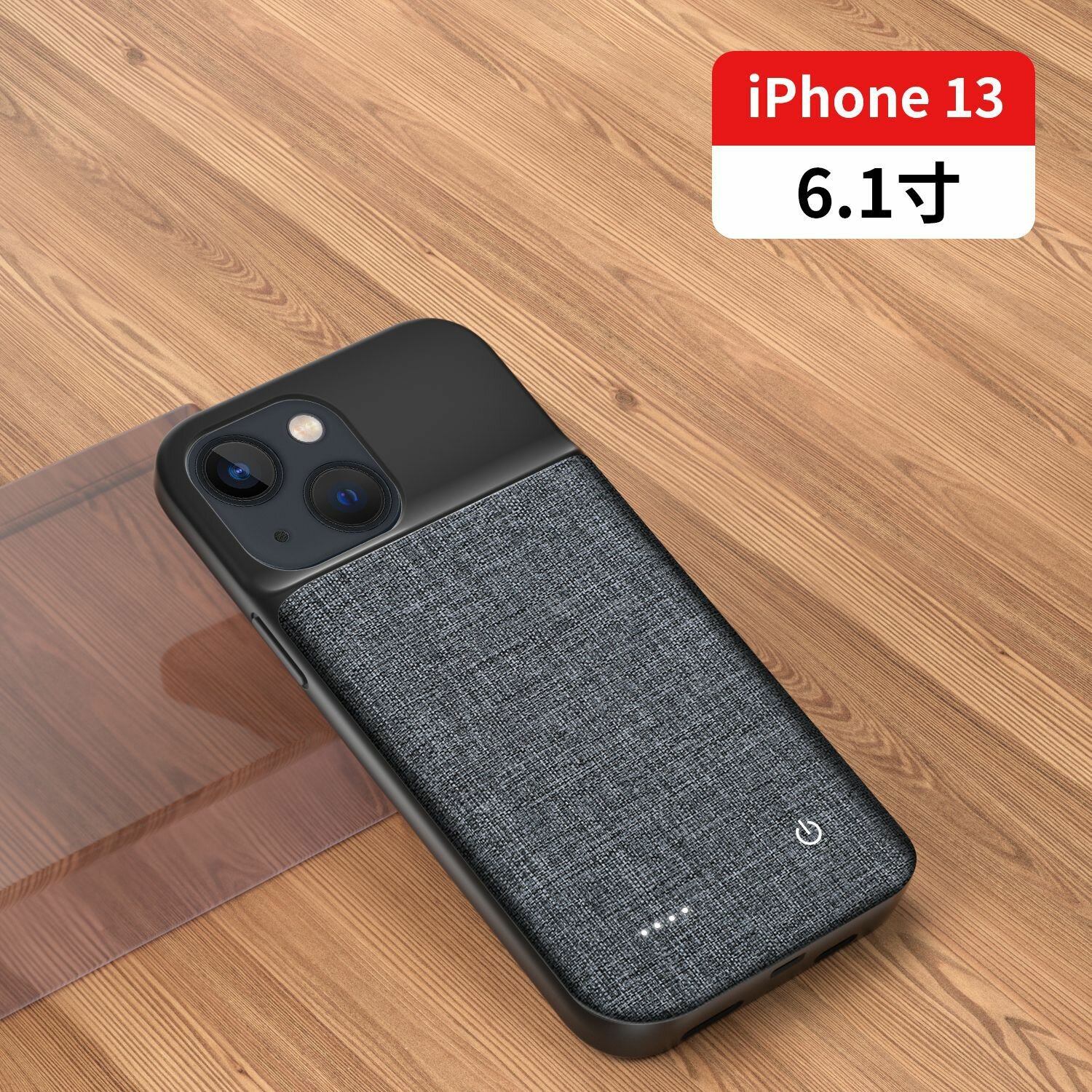 Чехол-аккумулятор для iPhone , Чернить 6800 мАч Power bank чехол для телефона