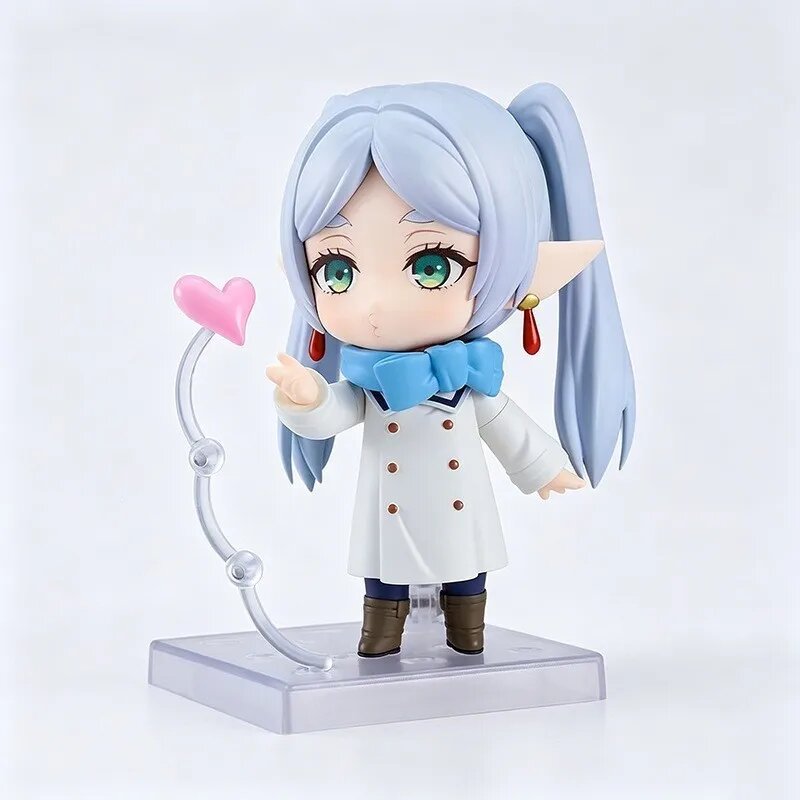 Аниме-фигурка Good Smile Company - Фрирен В Зимнем Эльфийском Костюме С Подвижными Элементами И Сменными Лицами Из Серии "За .