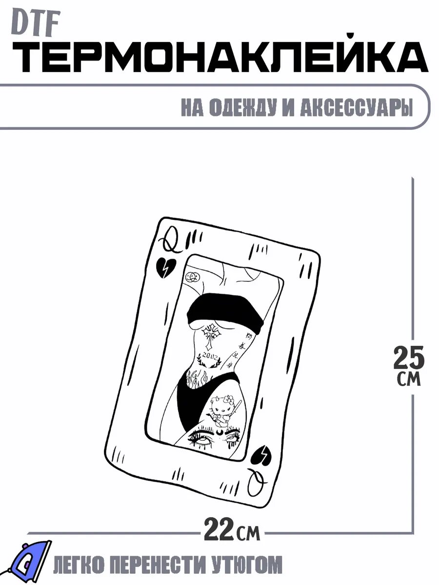 Термонаклейка Карта