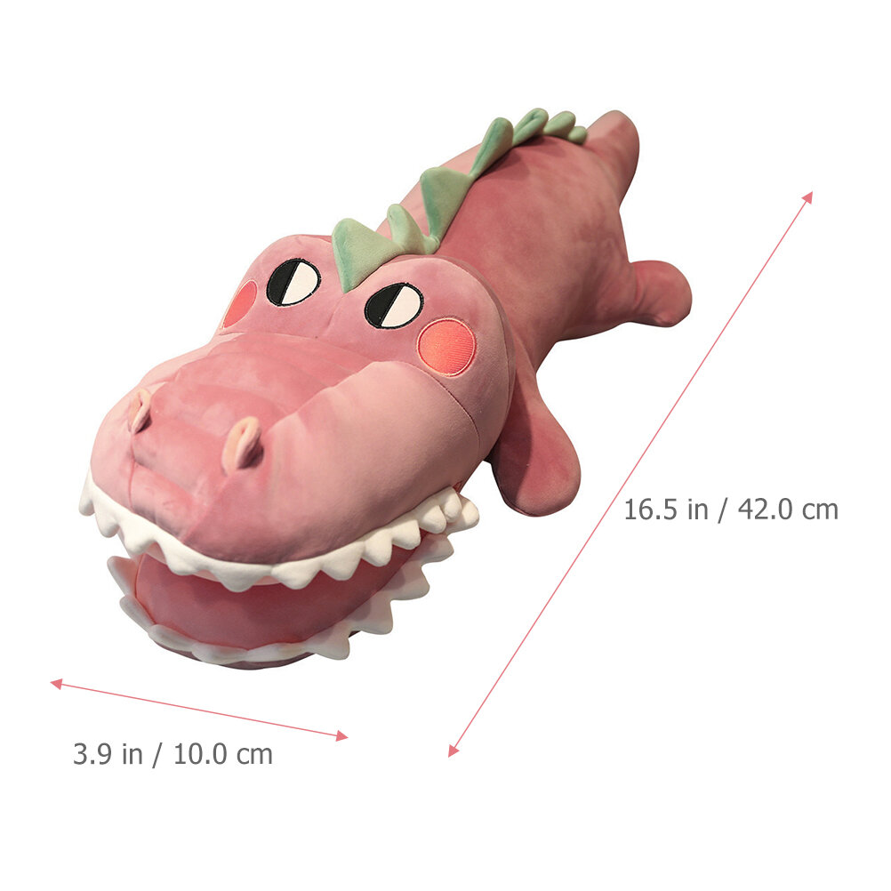Плюшевая Игрушка Крокодил Красный 42Cm Для Детей И Интерьера