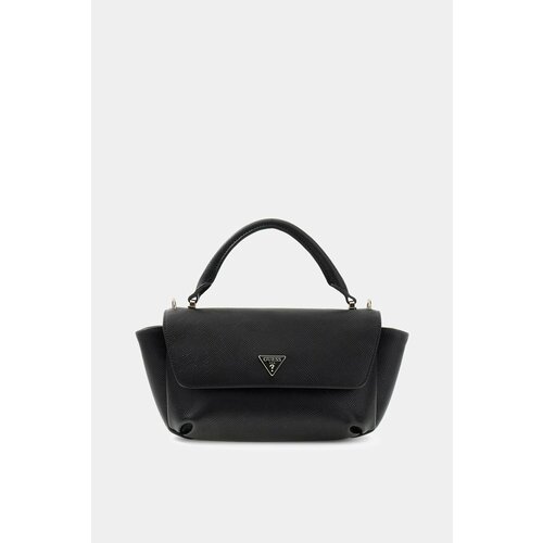 Сумка тоут GUESS, фактура рельефная, черный