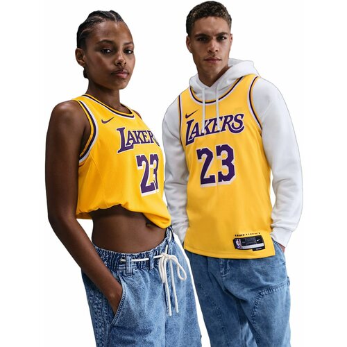 фото Майка спортивная nike lebron james los angeles lakers, размер s, желтый