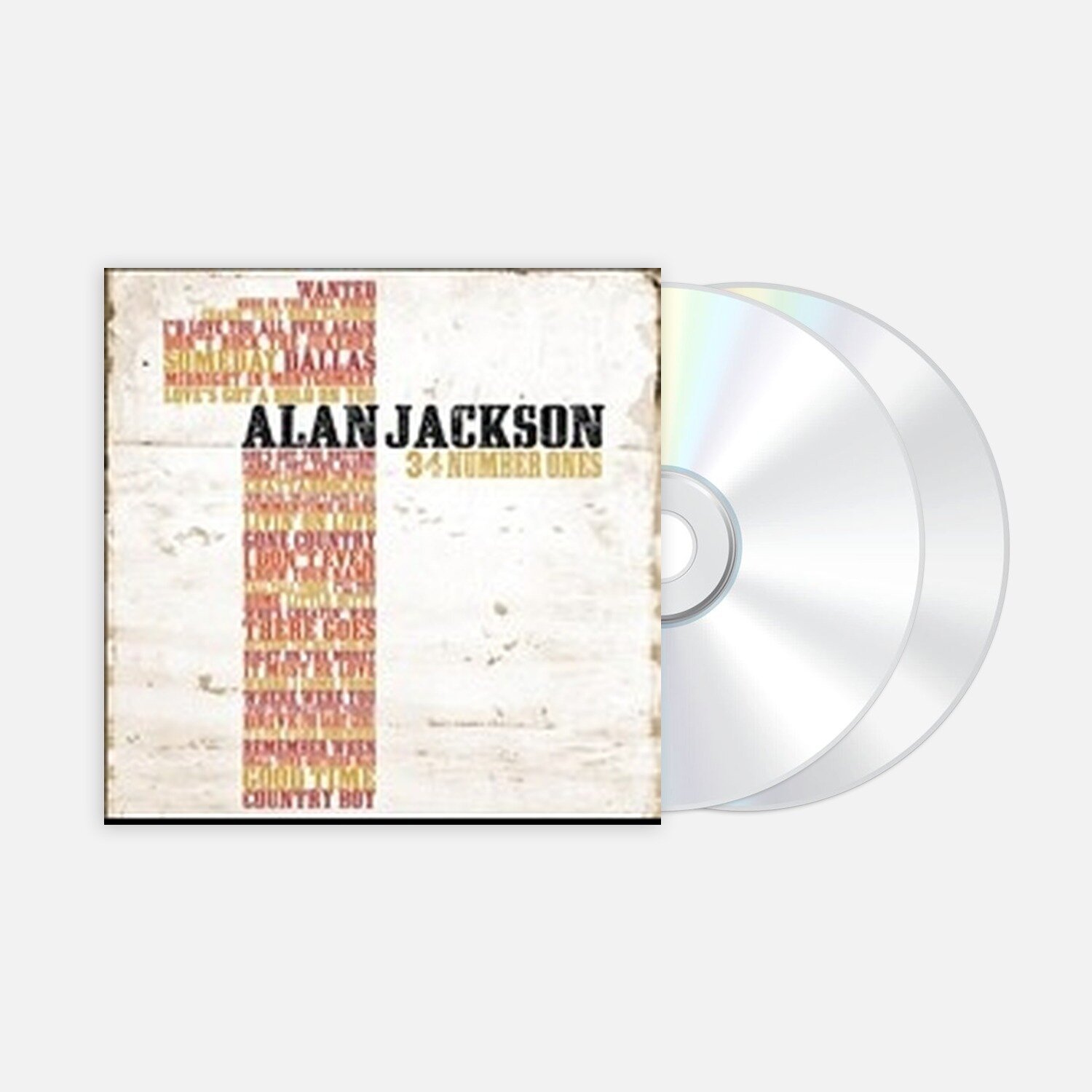 Музыка CD Alan Jackson - 34 Number Ones, 2 x CD
