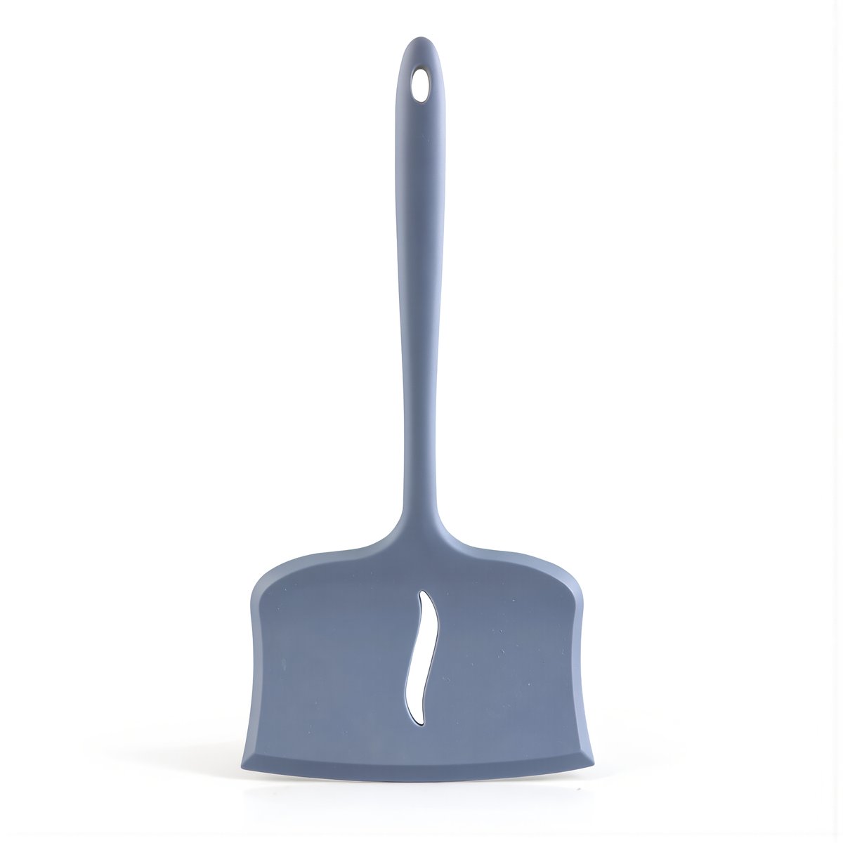 Силиконовая лопатка из безопасных материалов с деревянной ручкой для антипригарных сковород для домашнего приготовления рыбы яичных рулетов безопасная для всей семьи, Лопатка из силикона, цельная, беж