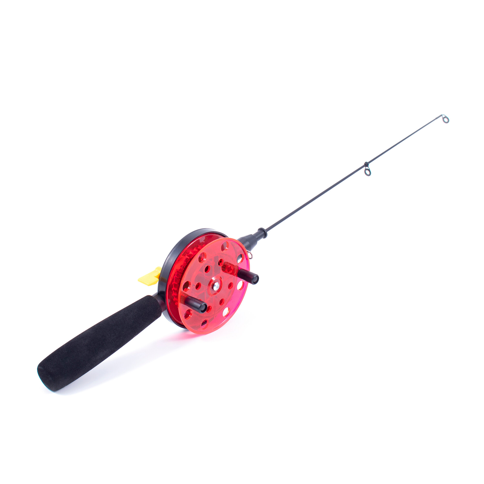 Удочка штекерная зимняя Namazu "Ice Perch Fishing", L=60 см, с катушкой d=90 мм, стеклопластик