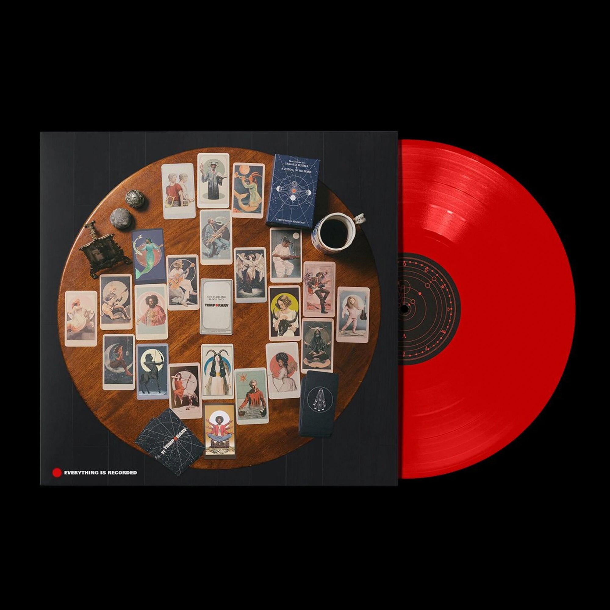 Виниловая пластинка Everything Is Recorded - Temporary (LP Красный винил) 2025, Red, Gatefold, Limited Edition