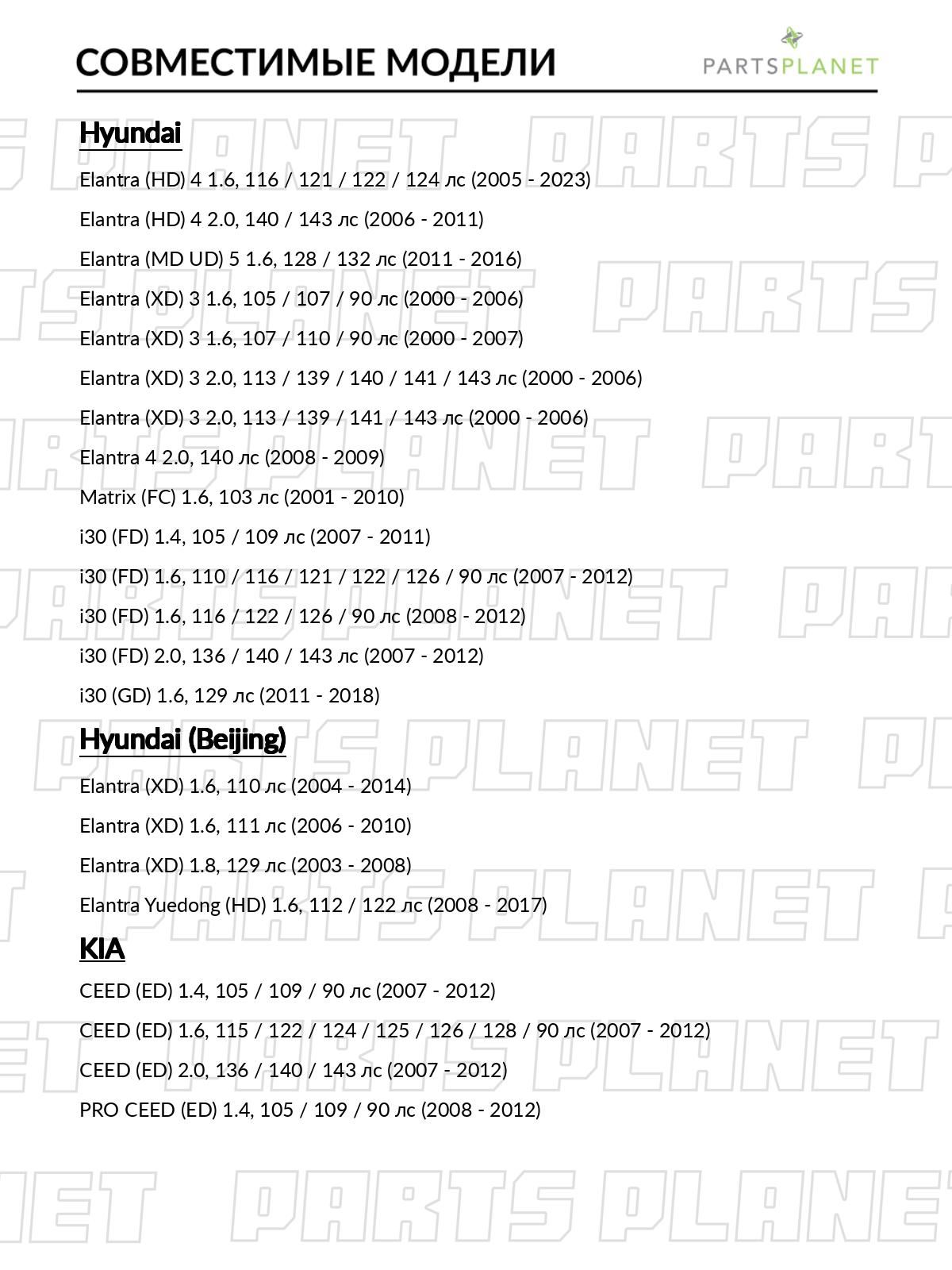 Амортизатор передний, правый для Хендай Элантра 3 2000-2006, 4 2005-2023, 5 2011-2016, i30 2007-2011, КИА Сид 2007-2012 OEM 546611H000 546611H001 546611H100 арт JAS0416