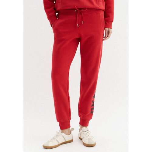 фото Брюки dkny, размер l, красный
