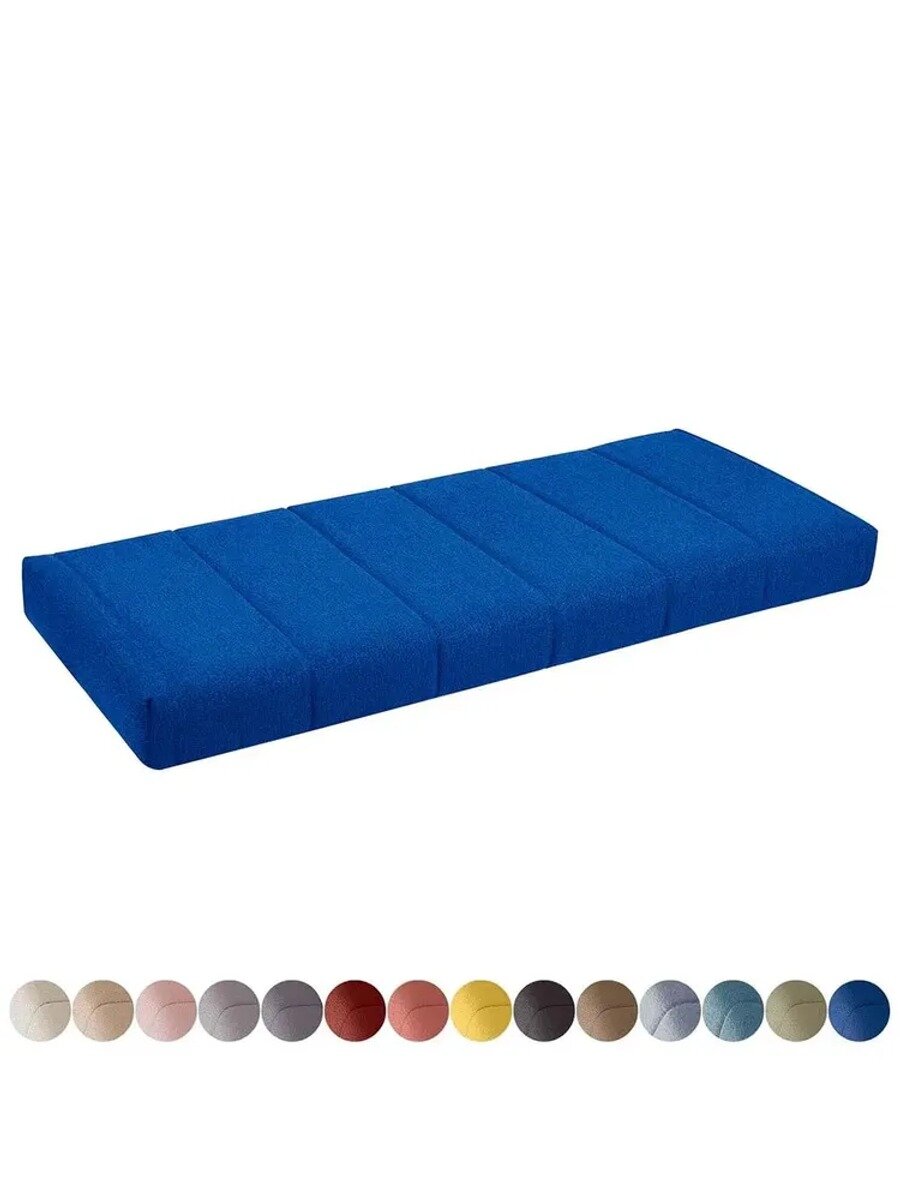 Сиденье для садовой мебели 35x90 см, тёмно-синий, наполнитель Balance Foam