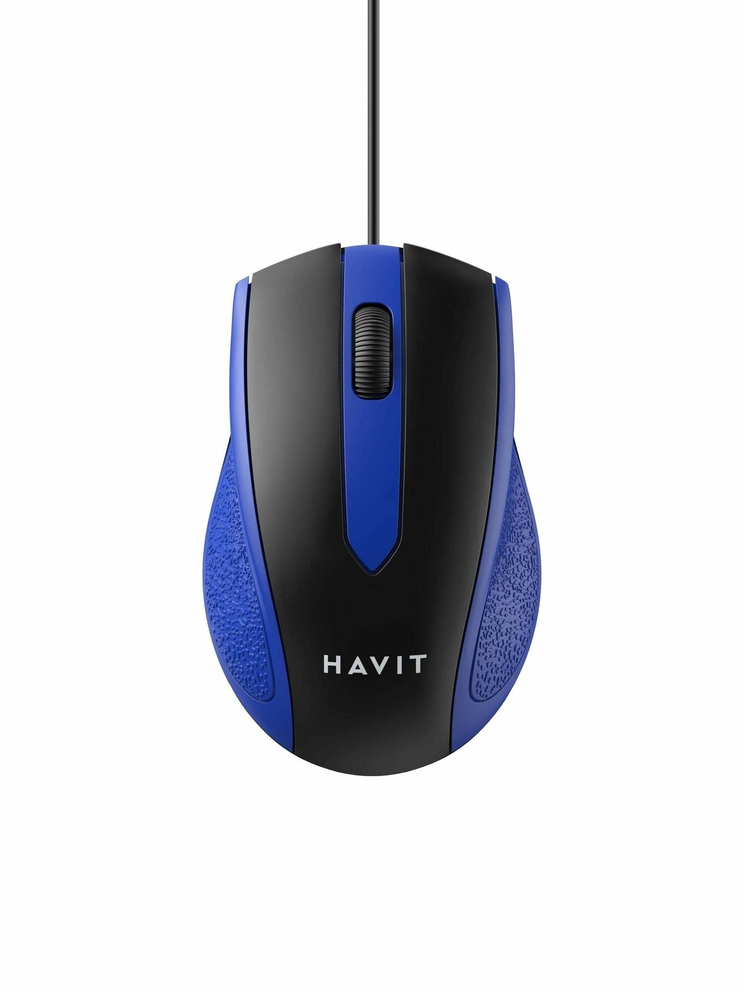 Мышь Havit MS80 Black+Blue проводная