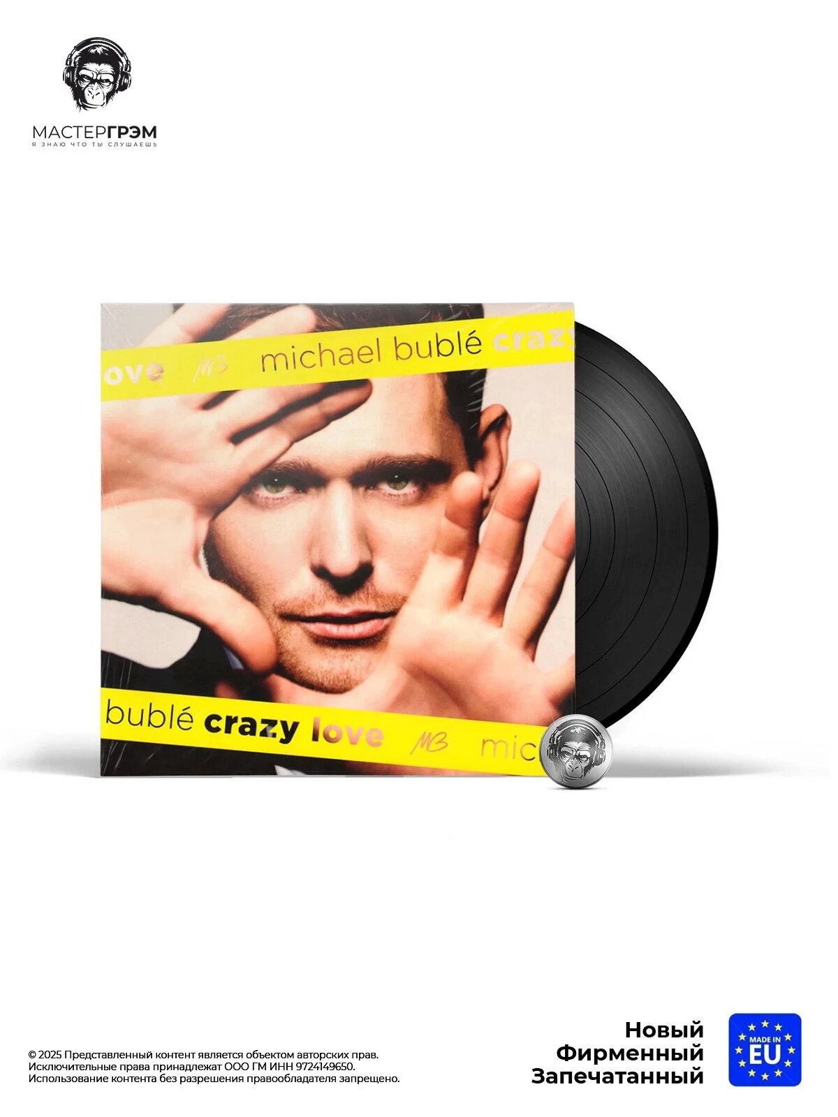 Виниловая пластинка Michael Buble - Crazy Love (LP) 2009