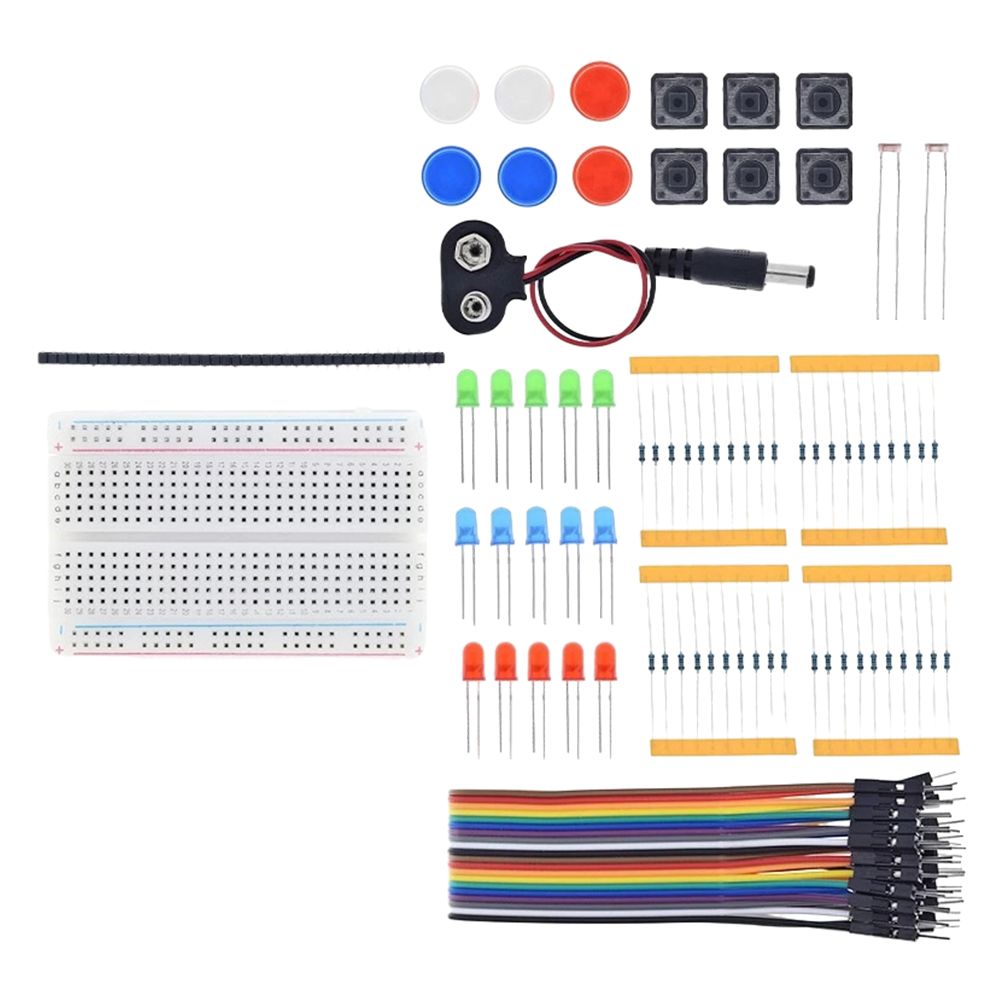 Набор для начинающих Arduino UNO R3 с макетной платой на 400 контактов