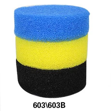 Набор фильтрующих материалов 603/603b 3 шт, без упаковки для аквариумной фильтрации