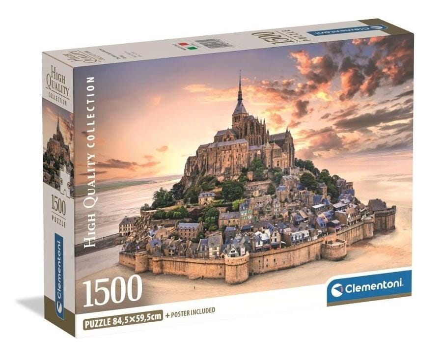 Пазл Clementoni High Quality The Mount Saint Michel Rising, 1500 элементов