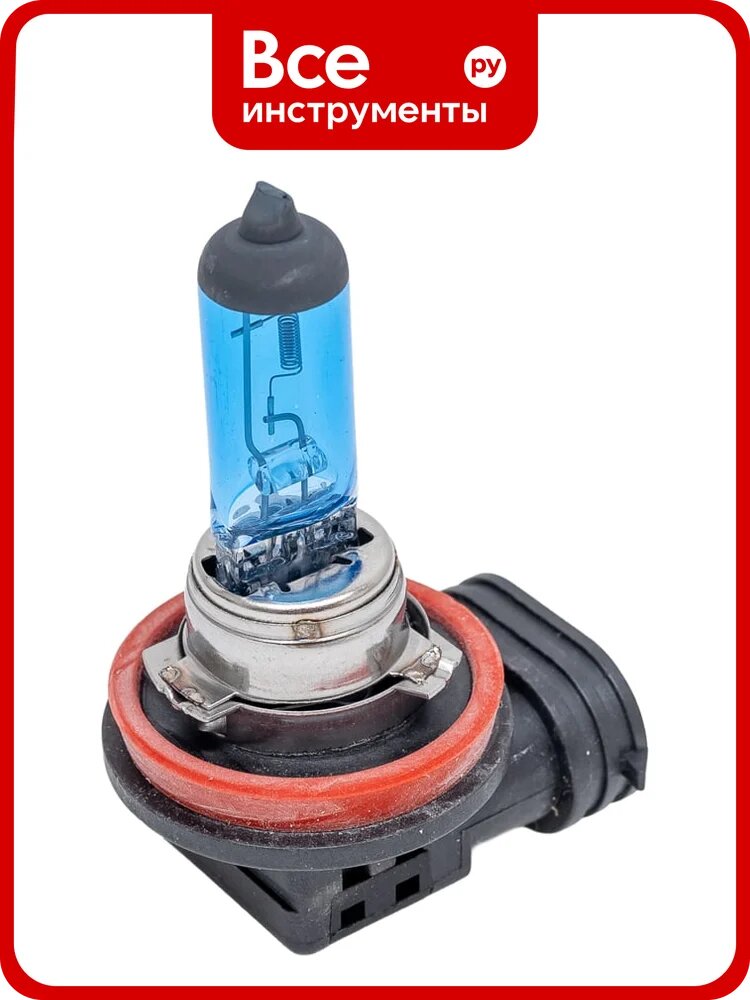 Автомобильная галогенная лампа маяк H11, 12V, 55W, PGJ19-2 Super White +30% ULTRA, 2 шт. 82110SW+30