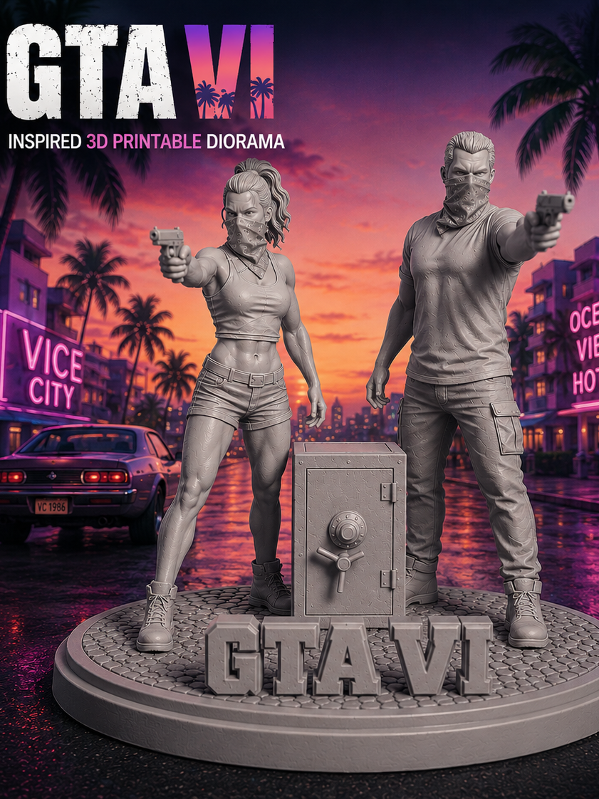 GTA VI - Диорама ограбления Вайс-Сити