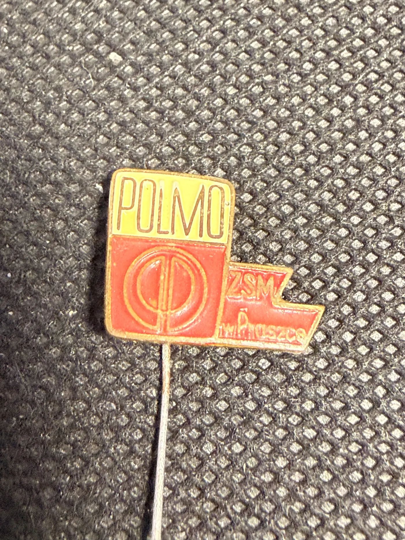 Значок POLMO ZSM им. Ф. Дзежинского
