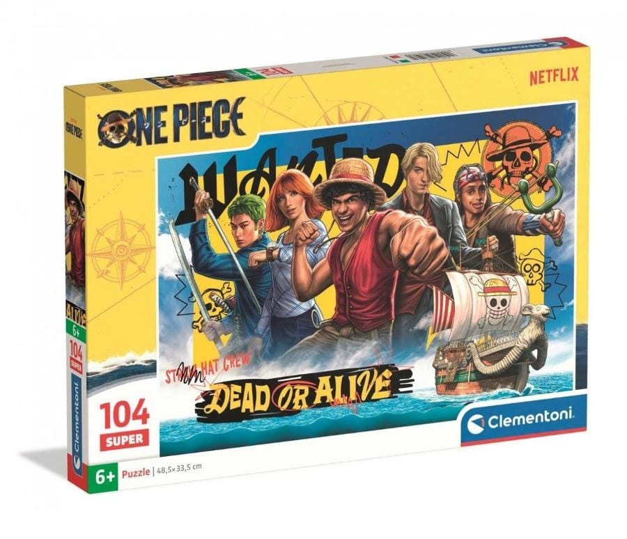 Пазл Clementoni Super One Piece Netflix, 104 элемента